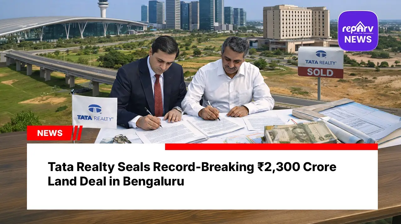 Tata Realty Seals Record-Breaking ₹2,300 Crore Land Deal in Bengaluru